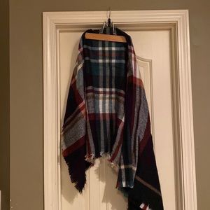 Plaid Blanket Scarf